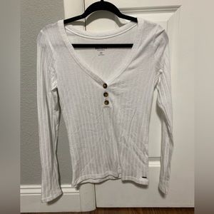 Hollister white shirt